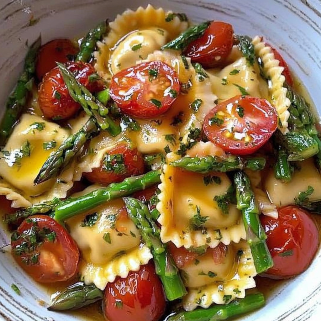 Ravioli with Tomatoes, Asparagus, Garlic, and Herbs docskantari_httpss.mj.runLreb7hHOlms_Amateur_photo_from_reddi_429bbb62-5956-45c6-9dfb-0044e3e672c5_3